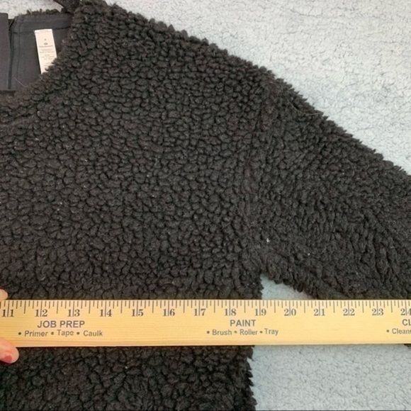 Lululemon black wool whenever crew pullover sweater women size 4 - Picture 7 of 12
